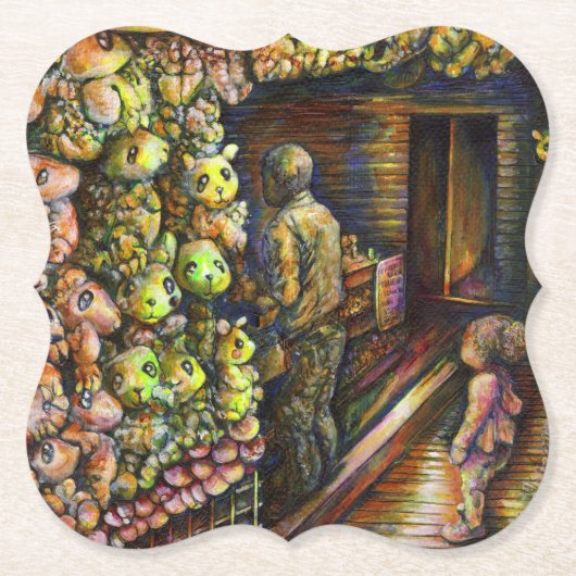 Ten noorden van het Circus Kartonnen Onderzetters (Voorkant)