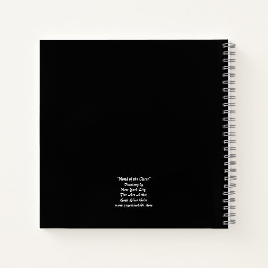 Ten noorden van het Circus Notitieboek (Achterkant)