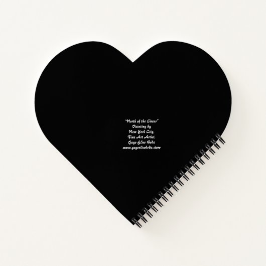 Ten noorden van het Circus Notitieboek (Achterkant)