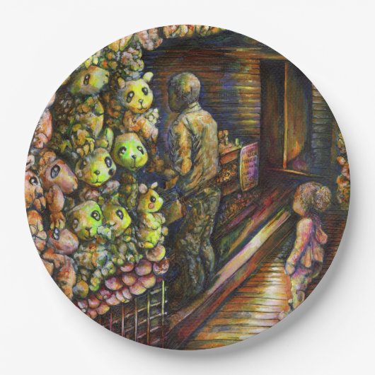 Ten noorden van het Circus Papieren Bordje (Voorkant)