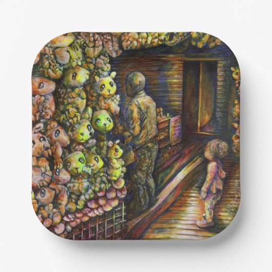 Ten noorden van het Circus Papieren Bordje (Voorkant)