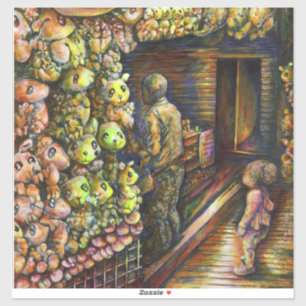 Ten noorden van het Circus Sticker