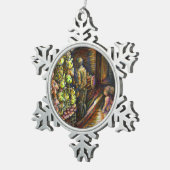 Ten noorden van het Circus Tin Sneeuwvlok Ornament (Rechts)