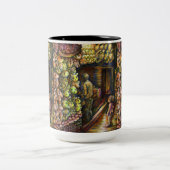 Ten noorden van het Circus Tweekleurige Koffiemok (Center)