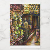 Ten noorden van het Circus Voedselcontainer Etiket (Enkel label)