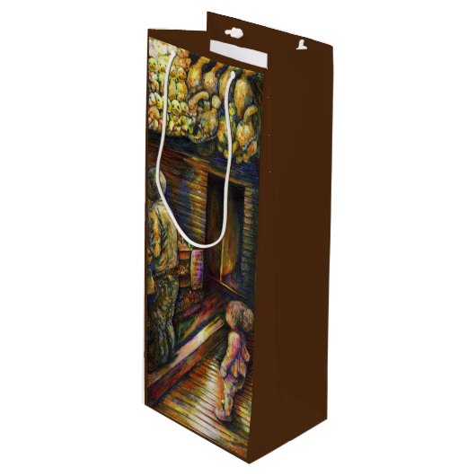 Ten noorden van het Circus Wijn Cadeautas (Voorkant Gekanteld)