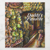 Ten noorden van het Circus Wijn Etiket (Enkel label)