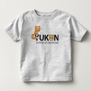 Ten noorden van het gewone T-shirt Foxy Owl Toddle