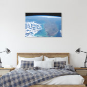 Ten noorden van het schiereiland Florida. Canvas Afdruk (Insitu (Slaapkamer))