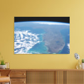 Ten noorden van het schiereiland Florida. Canvas Afdruk (Insitu (Woonkamer))