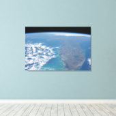Ten noorden van het schiereiland Florida. Canvas Afdruk (Insitu (Houten vloer))