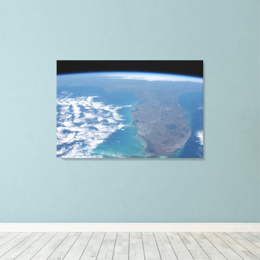 Ten noorden van het schiereiland Florida. Canvas Afdruk (Insitu (Houten vloer))