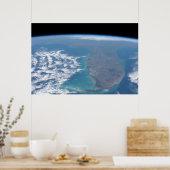 Ten noorden van het schiereiland Florida. Poster (Keuken)