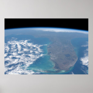 Ten noorden van het schiereiland Florida. Poster