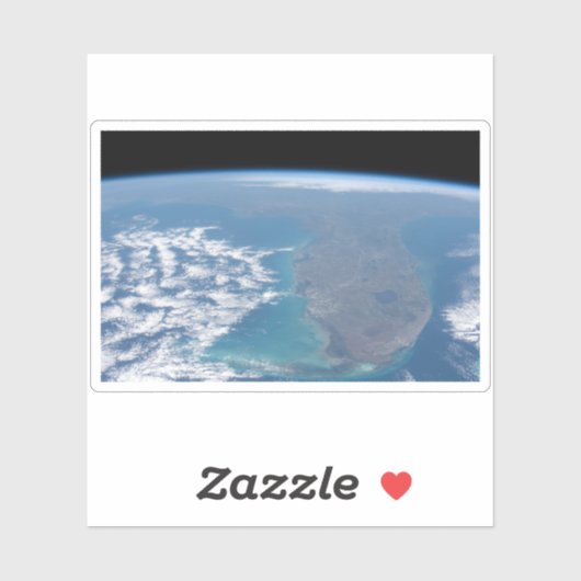 Ten noorden van het schiereiland Florida. Sticker (Vel)