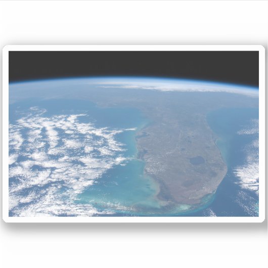 Ten noorden van het schiereiland Florida. Sticker (Voorkant)