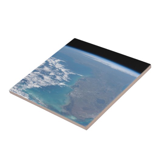 Ten noorden van het schiereiland Florida. Tegeltje (Zijkant)