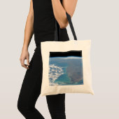 Ten noorden van het schiereiland Florida. Tote Bag (Voorkant (product))