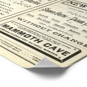 Ten noorden van Louisville en Nashville Railroad Poster (Hoek)