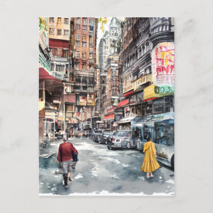 Ten oosten van de stad, Japan, Tokio Briefkaart