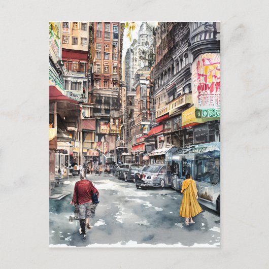 Ten oosten van de stad, Japan, Tokio Briefkaart (Voorkant)