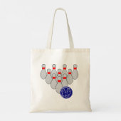 Ten Pin Bowling Canvas tas (Achterkant)