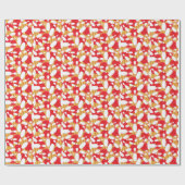 Ten Pin Bowling Verjaardagsfeestje Patroon Cadeaupapier (Vlak)