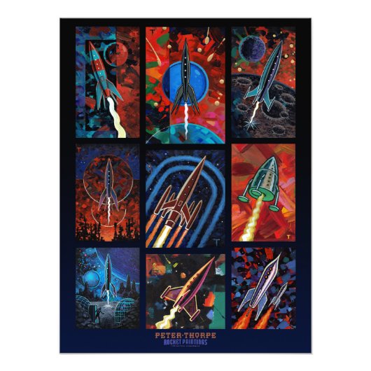 Ten Rockets Poster (Voorkant)