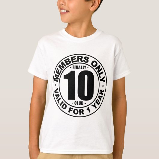 Ten slotte 10 club t-shirt (Voorkant)