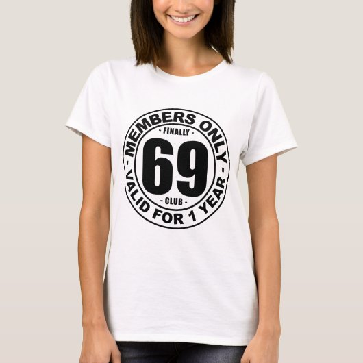 Ten slotte 69 club t-shirt (Voorkant)