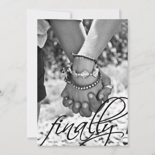 Ten slotte de aankondiging van het Verloving (Voorkant)