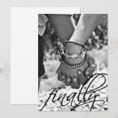 Ten slotte de aankondiging van het Verloving (Voorkant / Achterkant)