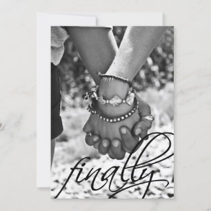 Ten slotte de aankondiging van het Verloving