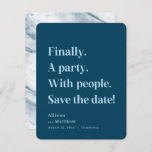 Ten slotte een partij Simple Text Navy Blue-minima