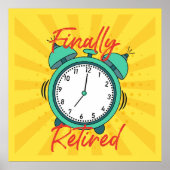 Ten slotte in ruste, zet de wekker uit. poster (Voorkant)