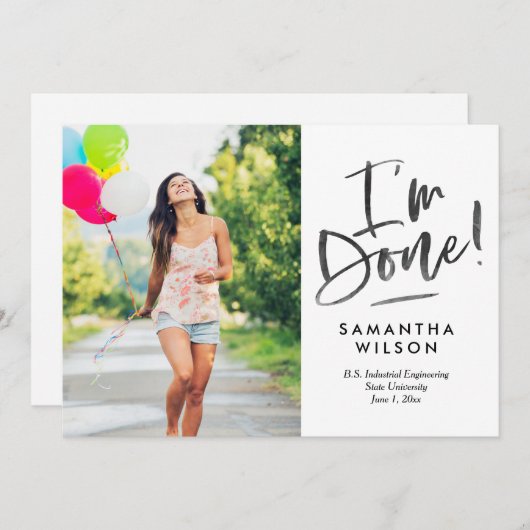 Ten slotte is de uitnodiging tot kennisgeving van (Voorkant / Achterkant)