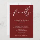 Ten slotte Medeaankondiging Verloving en uitnodigi Kaart (Voorkant)