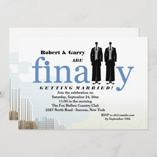 Ten slotte twee uitnodiging tot weduwschap met Tux (Voorkant / Achterkant)