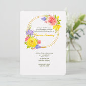 Ten slotte Uitnodiging voorjaar Pasen (Staand voorkant)