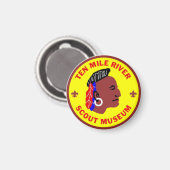 Ten Tien Mile River Scout Museum Magnet Small (Voorkant / Achterkant)