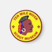 Ten Tien Mile River Scout Museum Magnet Small (Voorkant)