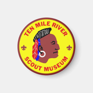 Ten Tien Mile River Scout Museum Magnet Small