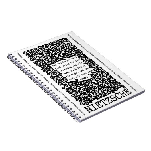 TEN TRUTHS citaat Nietzsche Notitieboek (Rechterzijde)