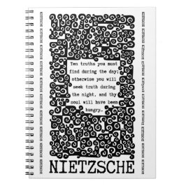TEN TRUTHS citaat Nietzsche Notitieboek