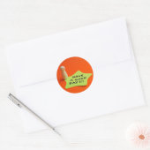 Ten un buen día ronde sticker (Envelop)