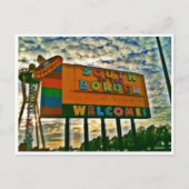 Ten zuiden van de grens briefkaart (Voorkant)