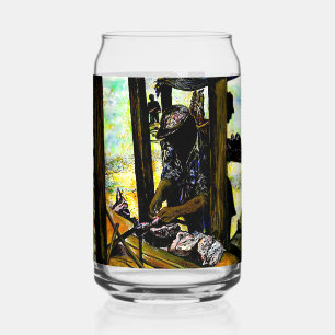 Ten zuiden van de hemel, ten westen van de hel blikvorm glas