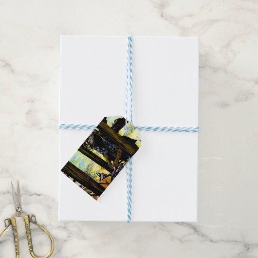 Ten zuiden van de hemel, ten westen van de hel cadeaulabel (Met Touw)