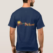 Ten zuiden van de Merritt Parkway T-shirt (Achterkant)