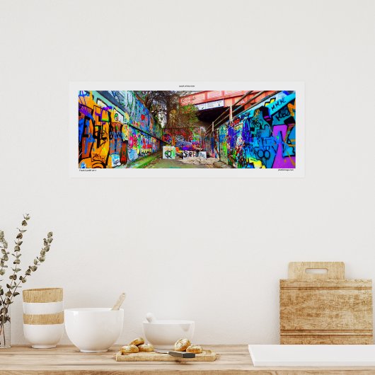 Ten zuiden van de rivier poster (Keuken)